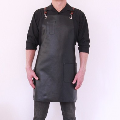 Leather apron BUFFALO for men black